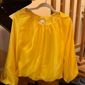 Banana Republic Factory Bright Yellow Blouse